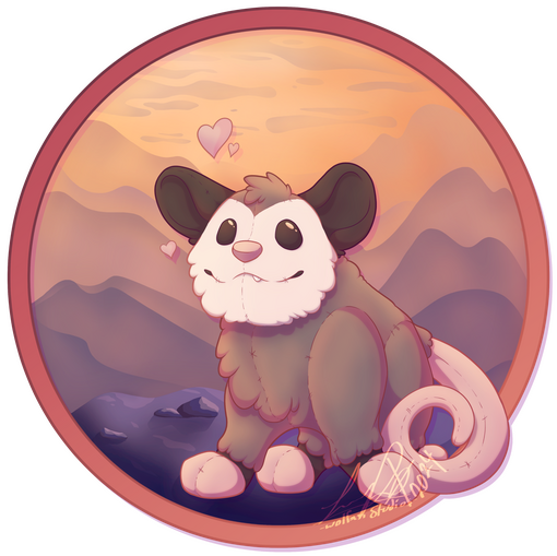 Possum plush - 2024 Commission