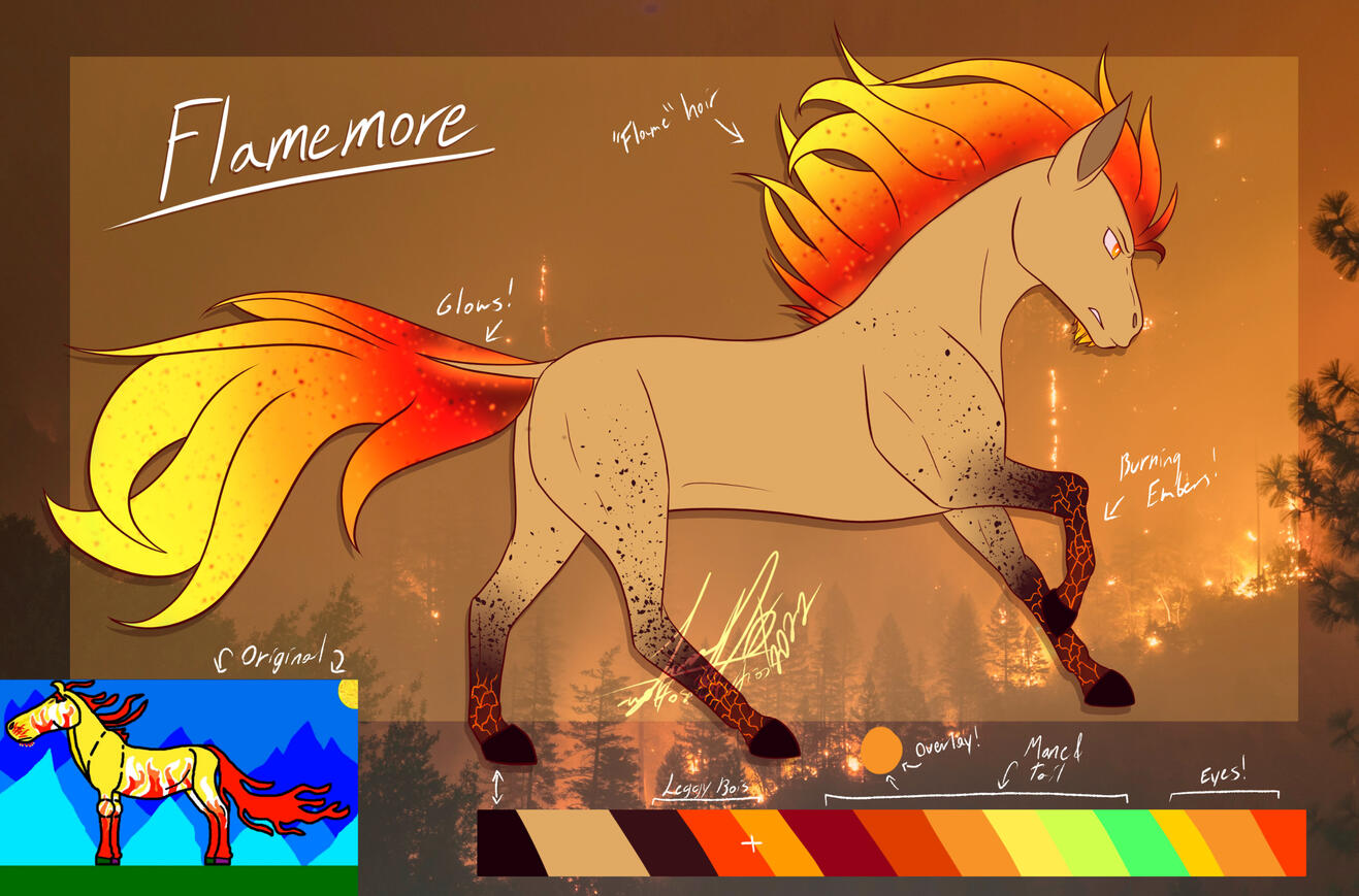 2022 Flamemore redesign - Owned by @Horse14t