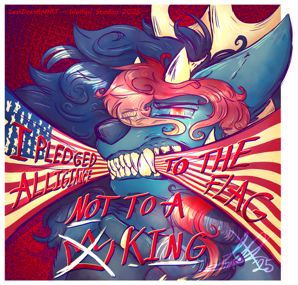 (2025) No Kings! collab piece