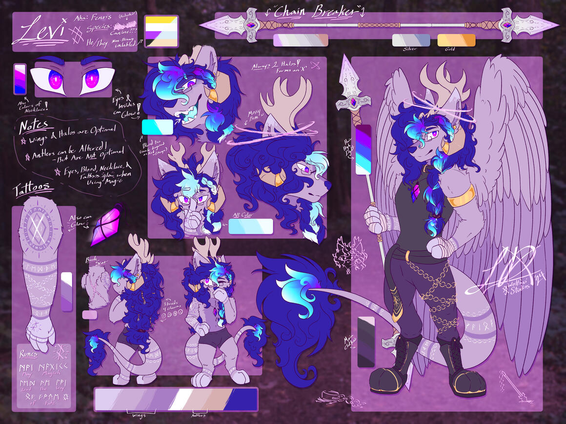 Levi&#39;s Personal Fursona ref