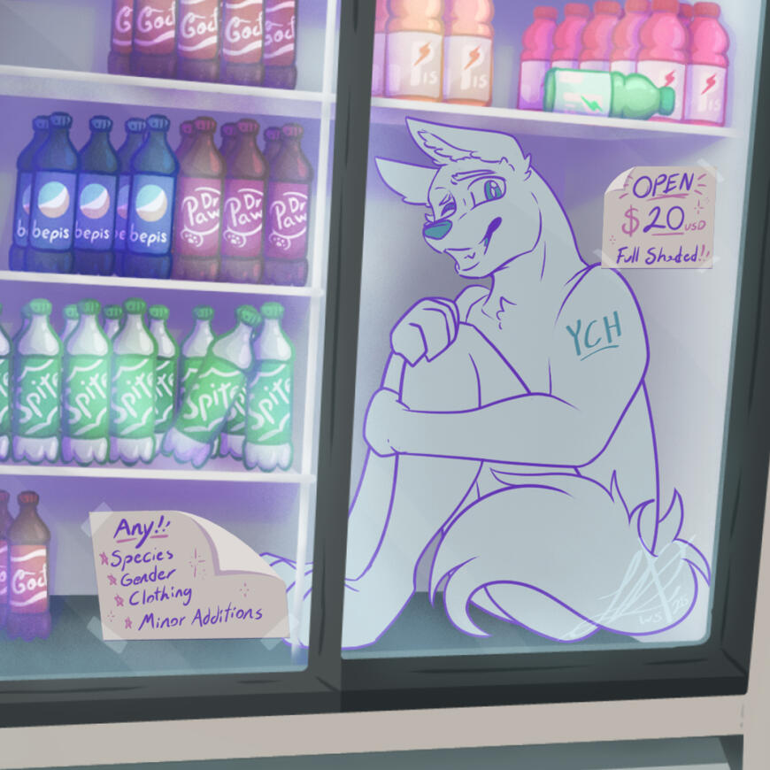 Stuck in the Fridge YCH - $20