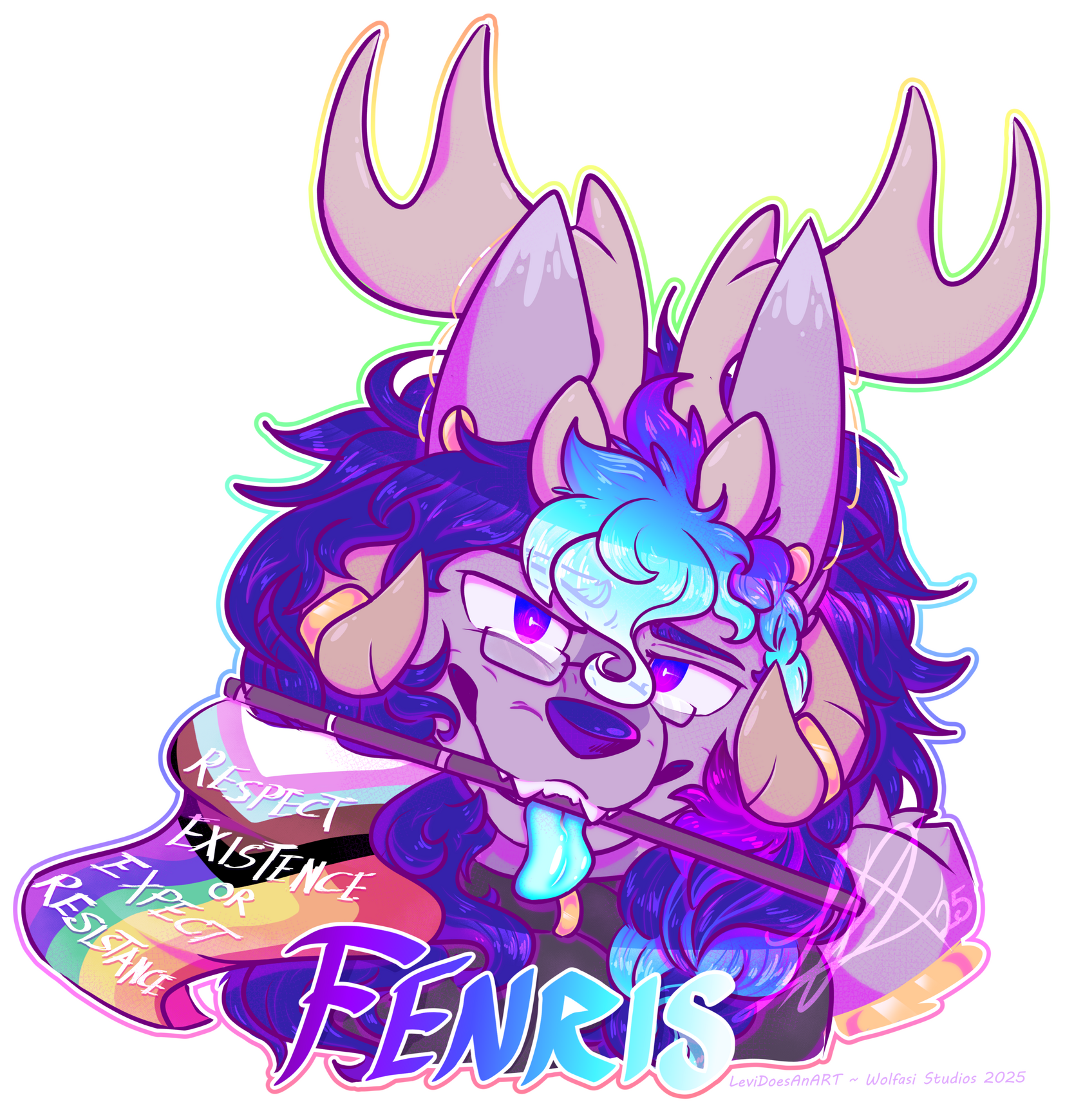 (2025) Fenris pride badge