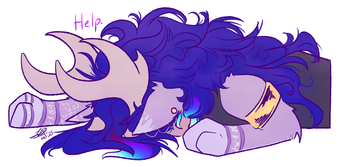 (2025) Help. Fenris sticker